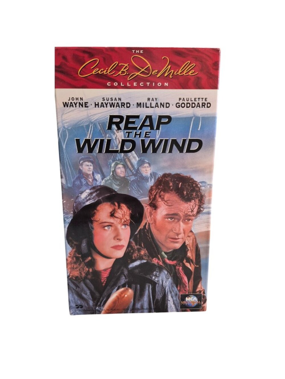 Reap the Wild Wind (1942) VHS John Wayne Cecil B. DeMille Collection MCA Univers